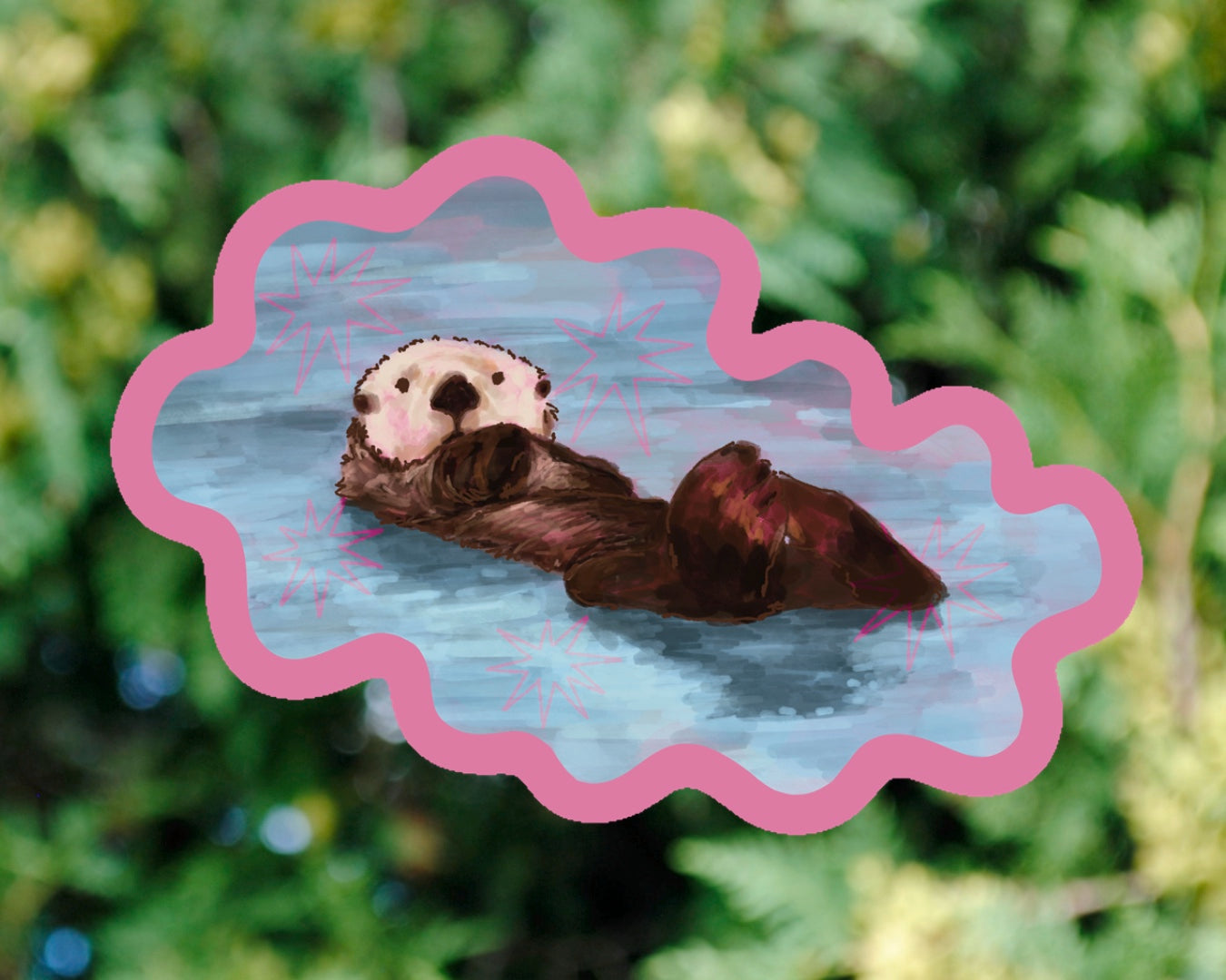 Otter - Vinyl Sticker