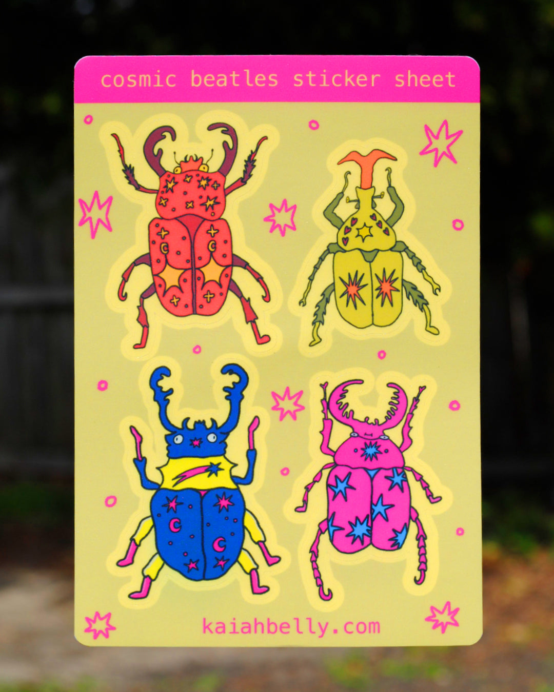 Cosmic Beatles - Sticker Sheet