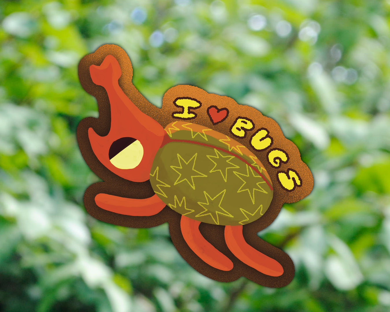 I <3 Bugs - Vinyl Sticker
