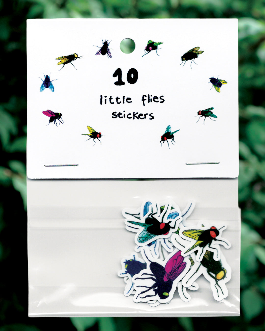 10 Little Flies - Mini Stickers