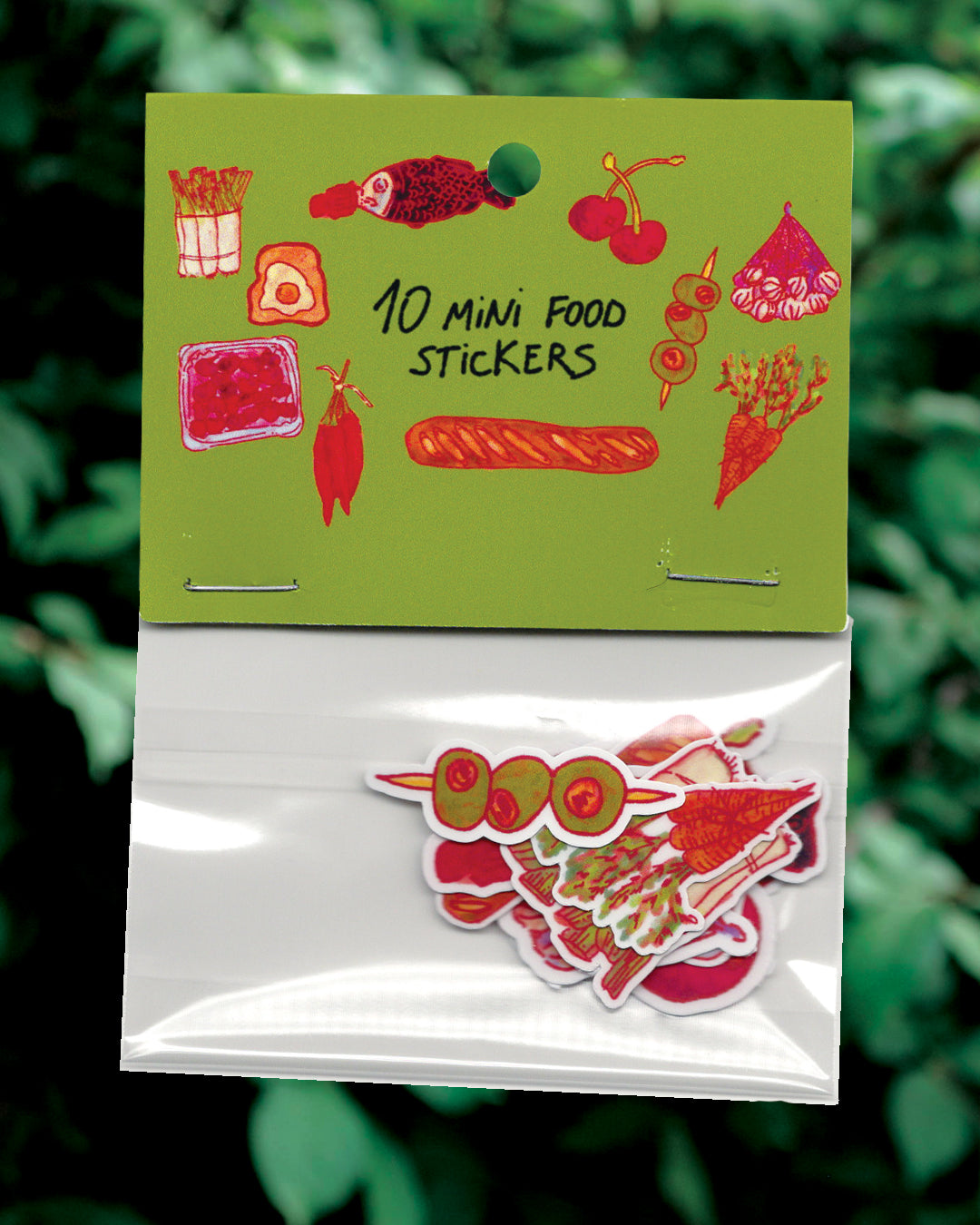 10 food - Mini Stickers