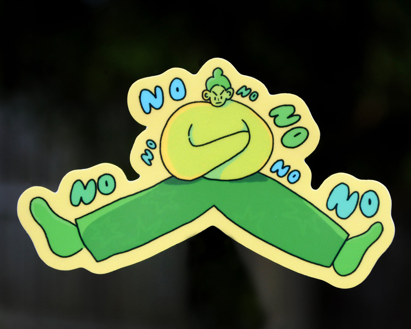 NO NO NO NO - Vinyl Sticker