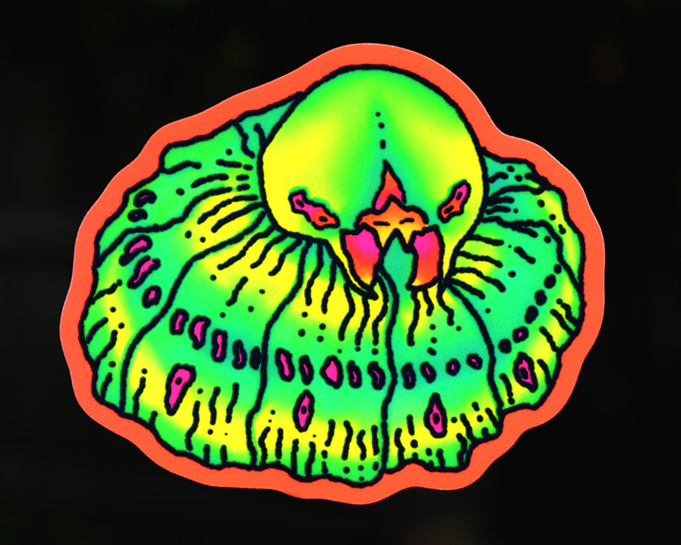 Trippy Worm - Vinyl Sticker
