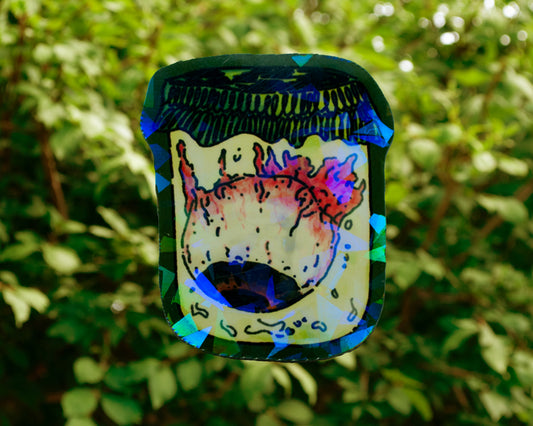 Eye in a Jar - Vinyl Holographic Sticker
