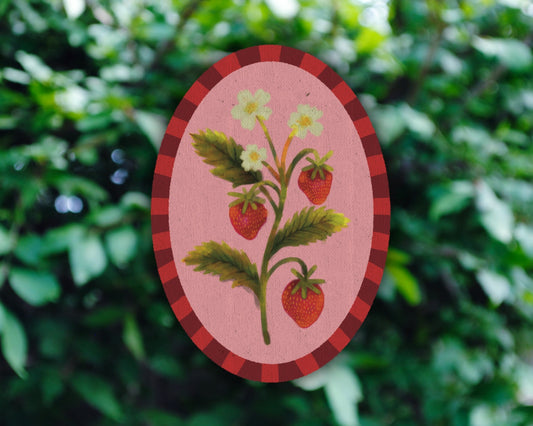 Strawberries - Vinyl Sticker