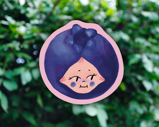 Blueberry Kewpie - Vinyl Sticker