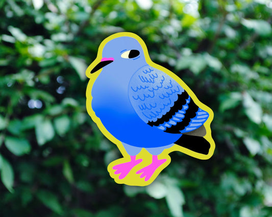 Silly Pigeon - Vinyl Sticker