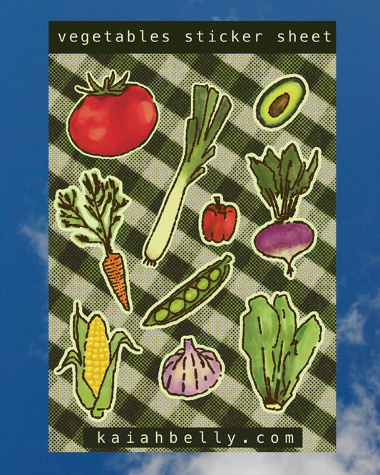 Vegetables - Sticker Sheet