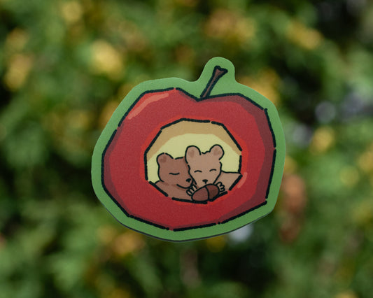 Apple Mouse - Vinyl Sticker