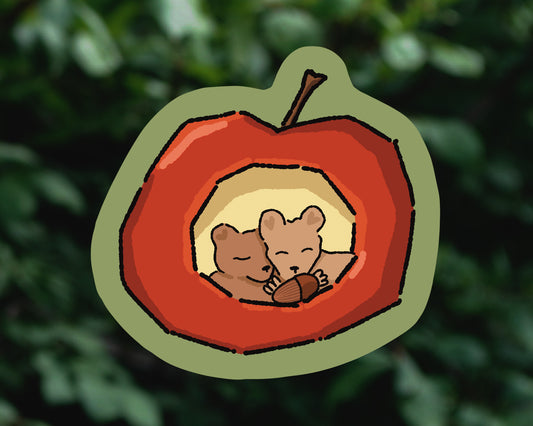 Apple Mouse - Vinyl Sticker