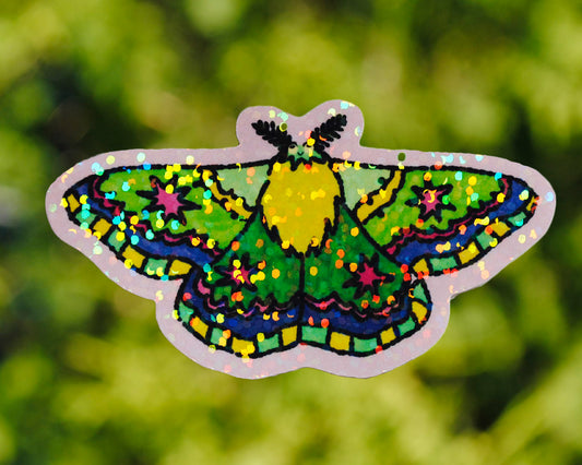Moth - Vinyl Sticker