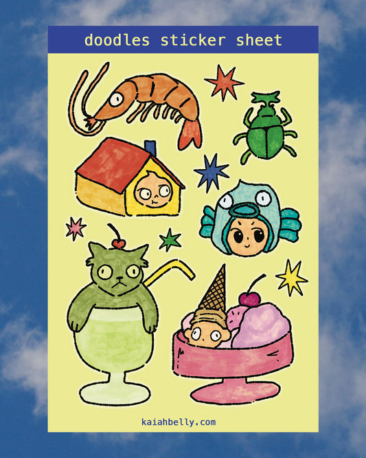 Doodles - Sticker Sheet