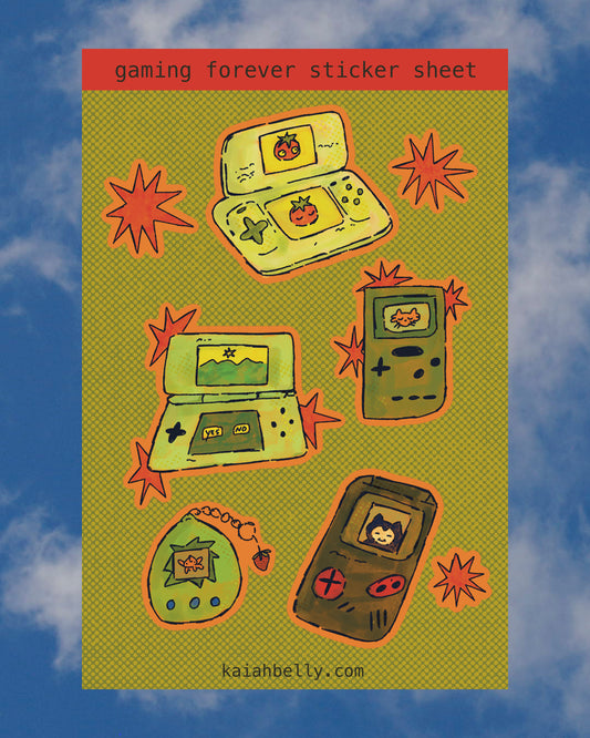 Gaming Forever - Sticker Sheet