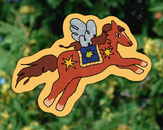 Horse with wings - Vinyl Sticker