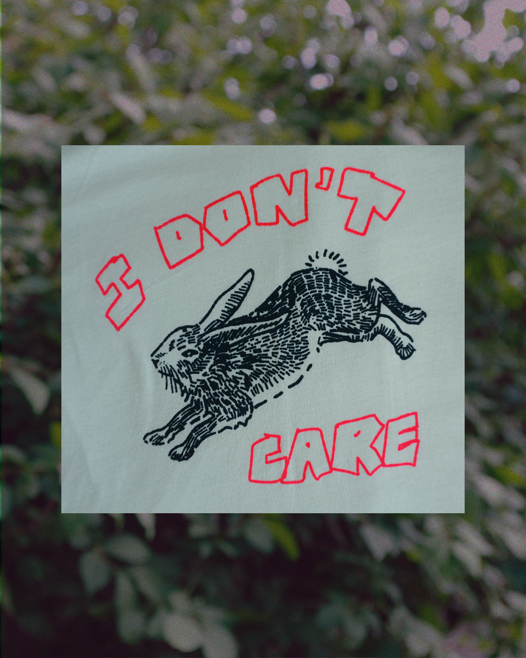 I Don't Care - Citron T-shirt