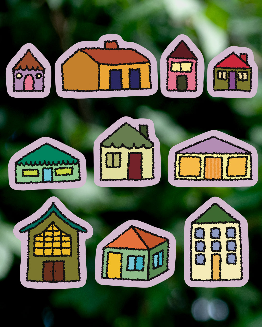 Mini Houses - Mini Stickers