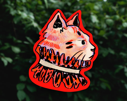 Mr. Cat - Vinyl Sticker