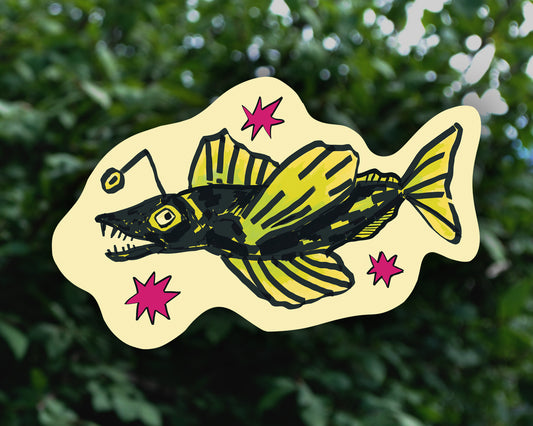 Lantern Fish - Vinyl Sticker