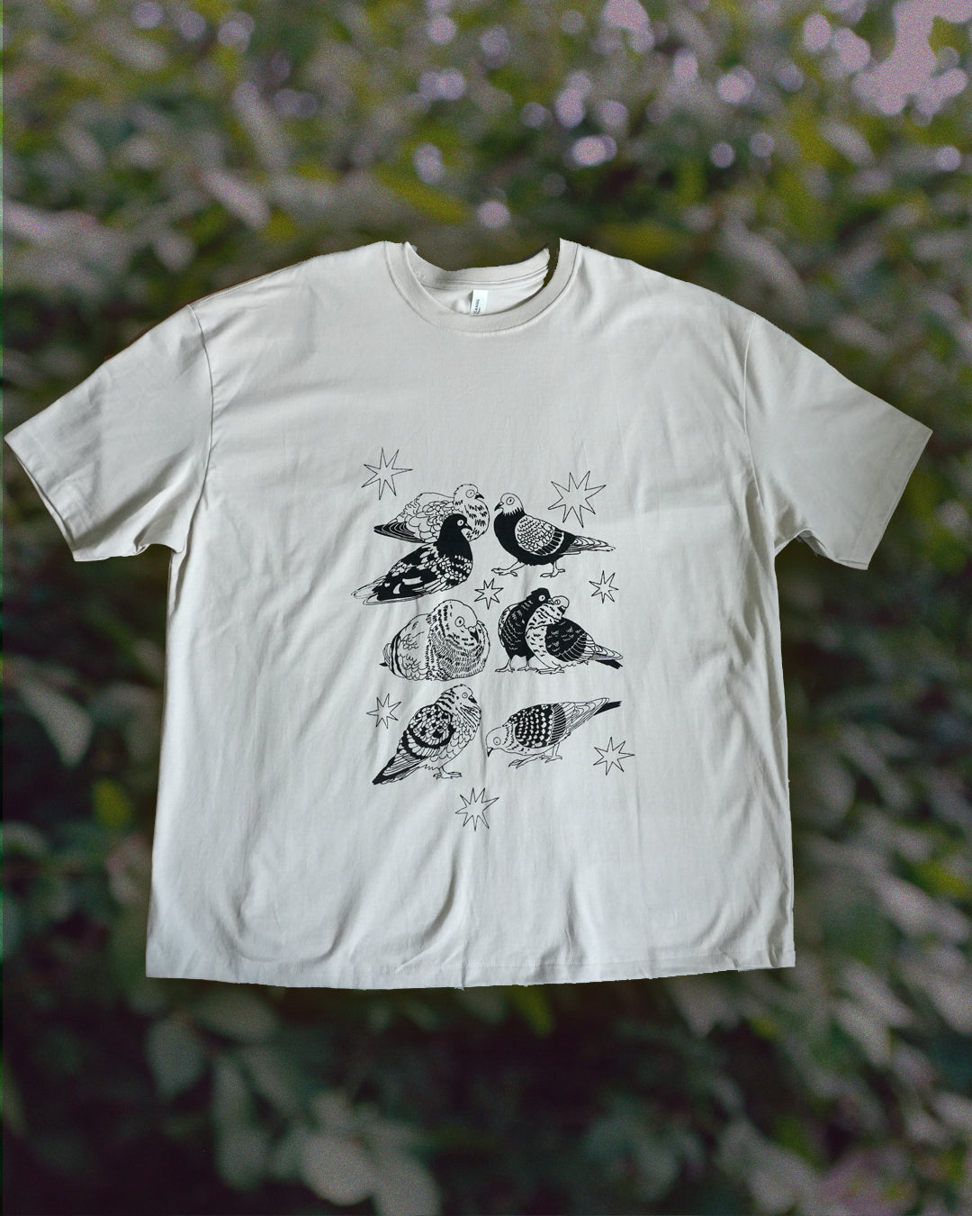 Pigeons - Dust 7.5 OZ Heavyweight T-shirt
