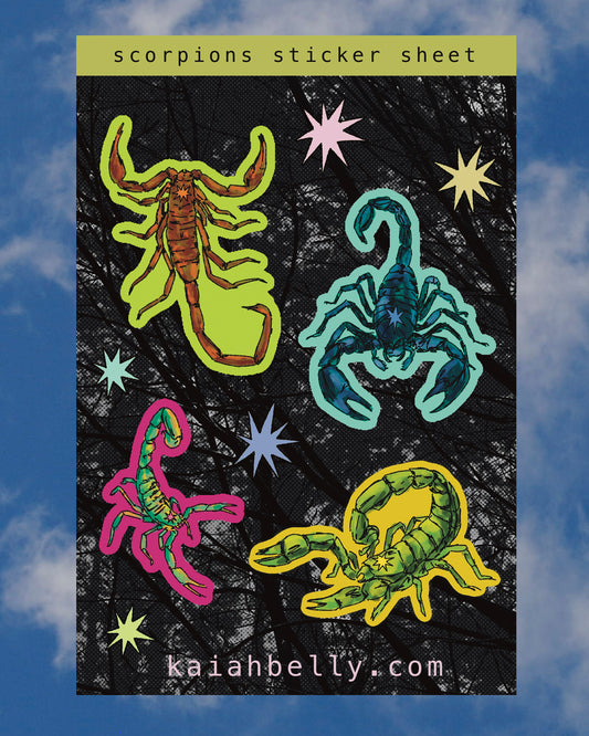 Scorpions - Sticker Sheet