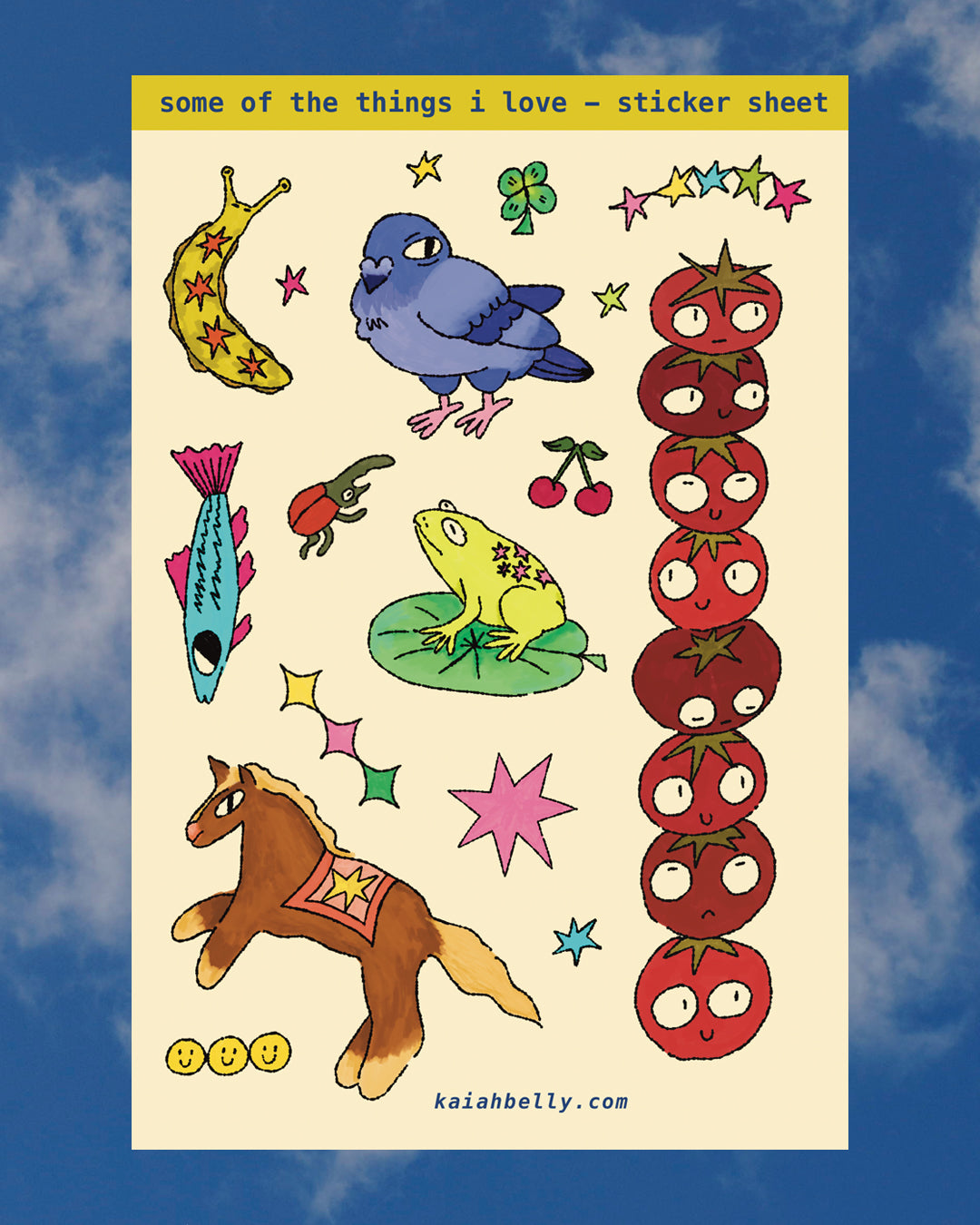 Some of the things I love - Sticker Sheet
