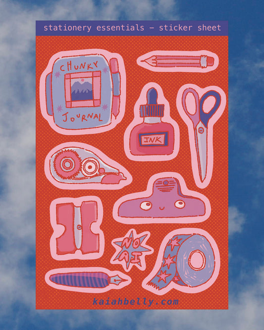 Sationery Essentials - Sticker Sheets