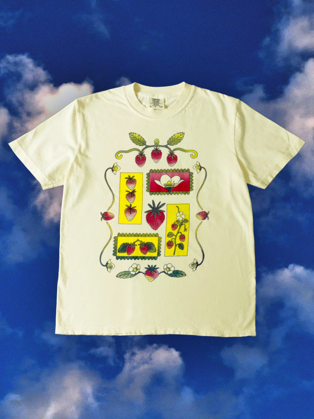 Strawberry T-shirt - Ivory