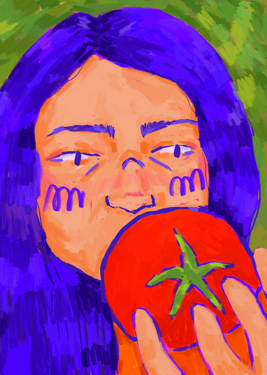 Tomato Girl - Mini Print